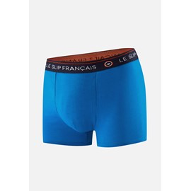 Boxer bleu turquoise en coton