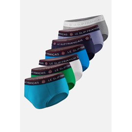 Lot de 7 slips en coton  - multicolore