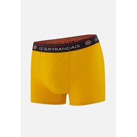 Boxer orange en coton