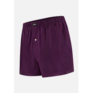 Caleçon prune en jersey de coton