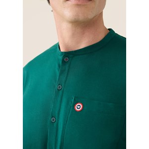 Ensemble pyjama haut et pantalon vert en coton S