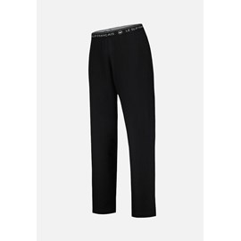 Bas de pyjama long noir en coton