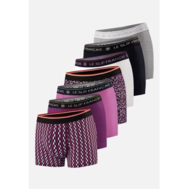 Lot de 7 boxers en coton  - multicolore