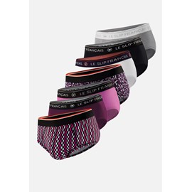 Lot de 7 slips en coton  - multicolore