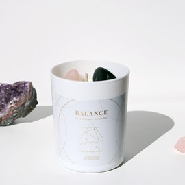 Balance : quartz rose & jade