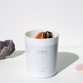 Vierge : cornaline & œil du tigre