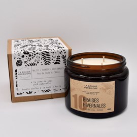 Bougie no. 10 braises hivernales - 400g