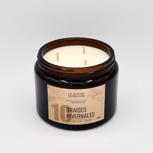 Bougie no. 10 braises hivernales - 400g