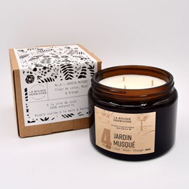Bougie no. 4 jardin musqué - 400g