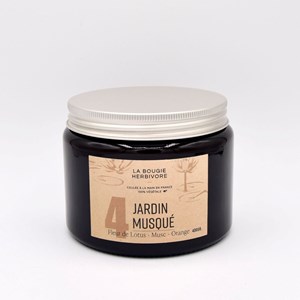 Bougie no. 4 jardin musqué - 400g