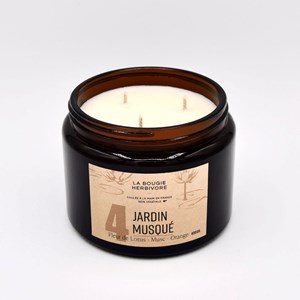 Bougie no. 4 jardin musqué - 400g