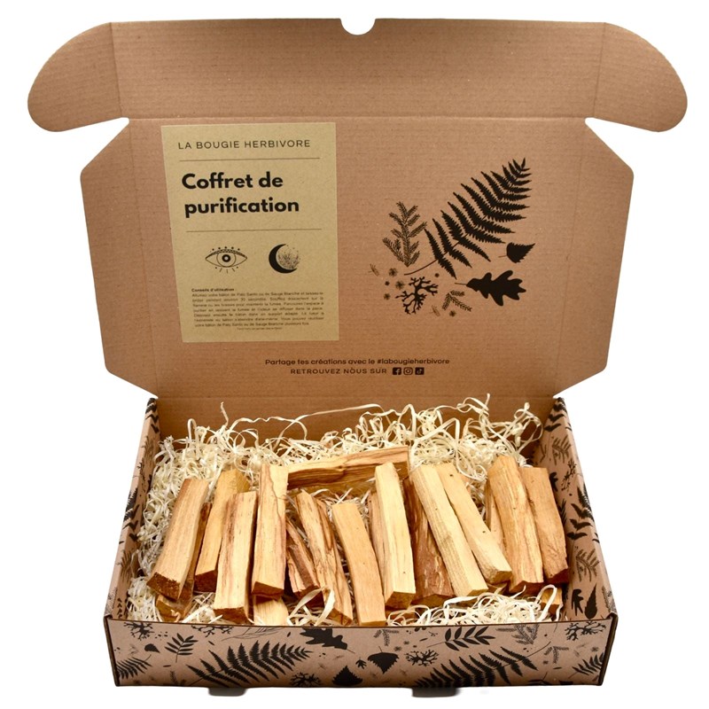 Coffret purification palo santo 200g