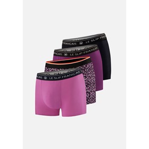 Lot de 4 boxers en coton  - multicolore S