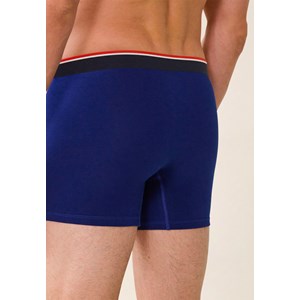 Lots de 2 boxers longs en coton  - bleu roi S