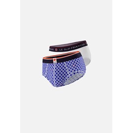 Lot de 2 slips en coton  - bleu roi