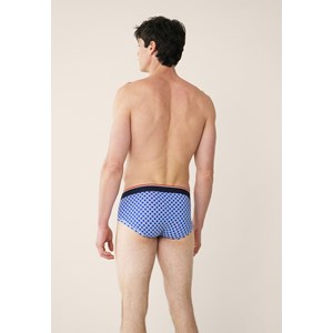 Lot de 2 slips en coton  - bleu roi M