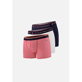 Lot de 3 boxers en coton  - bleu marine