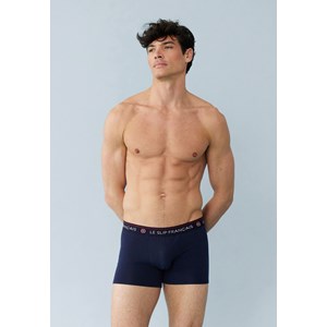 Lot de 3 boxers en coton  - bleu marine XL