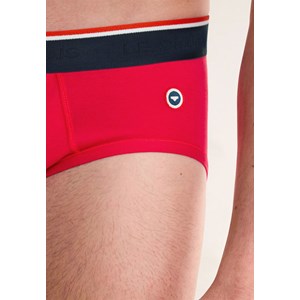 Slip rouge en coton S