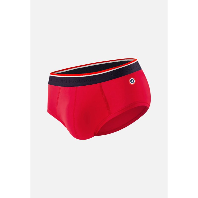 Slip rouge en coton