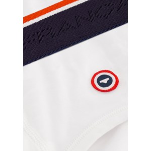 Slip blanc en coton avec cocarde 3XL