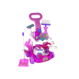 Jouet chariot de nettoyage enfant avec accessoires
