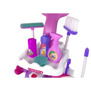 Jouet chariot de nettoyage enfant avec accessoires