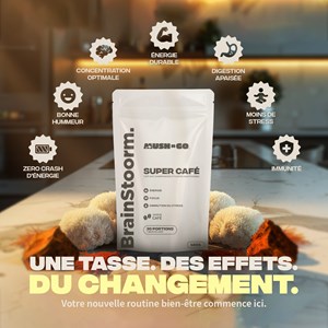Café adaptogènes brainstoorm goût café