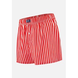 Caleçon à rayures rouges en coton