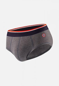 Slip gris en coton XS