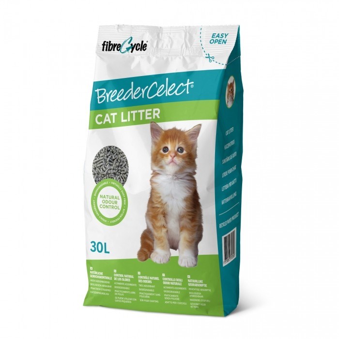 Breeder celect - litière en papier recyclé compostable