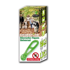 Octave nature - pince à tiques greentick