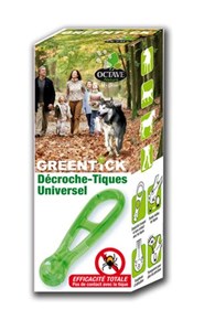 Octave nature - pince à tiques greentick