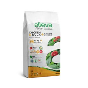 Alleva - croquettes sans céréales poulet & canard pour chat adulte & stérilisé