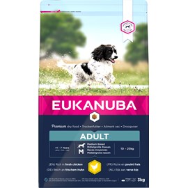 Eukanuba - croquettes au poulet pour chien de taille moyenne
