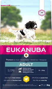 Eukanuba - croquettes au poulet pour chien de taille moyenne