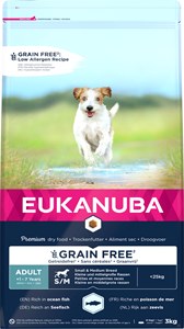 Eukanuba - croquettes sans céréales poisson chien petite et moyenne taille
