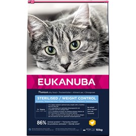 Eukanuba - croquettes au poulet pour chat stérilisé