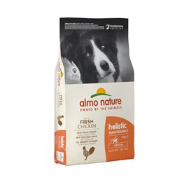Almo nature - croquettes holistic au poulet pour chien de taille moyenne