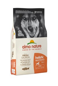 Almo nature - croquettes holistic au saumon pour chien de grande taille