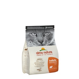 Almo nature - croquettes holistic maintenance au poisson pour chat