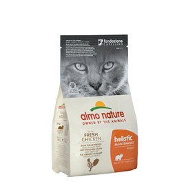 Almo nature - croquettes holistic maintenance au poulet pour chat