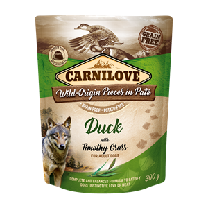 Carnilove - pâtées sans céréales canard pour chien