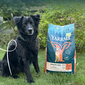 Yarrah - croquettes bio poulet & poisson pour chien senior