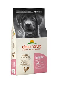 Almo nature - croquettes holistic au poulet pour chiot de grande taille