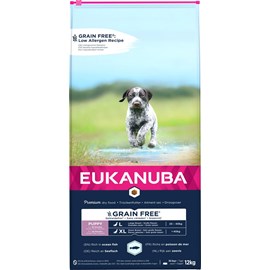 Eukanuba - croquettes sans céréales au poisson pour chiot de grande taille