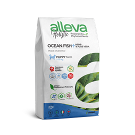 Alleva - croquettes sans céréales poisson pour chiot de grande taille