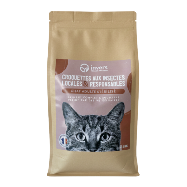 Croquettes chat adulte stérilisé 3kg