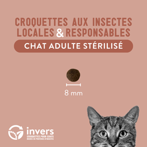 Croquettes chat adulte stérilisé 3kg