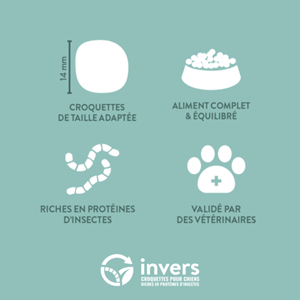 Croquettes chien moyen adulte 4kg